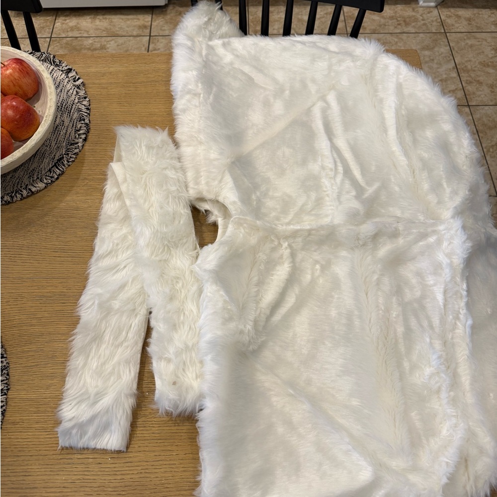 White Faux Fur Tree Skirt